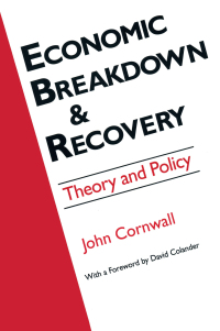 Cover image: Economic Breakthrough and Recovery 1st edition 9781563243059