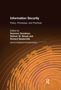 صورة الغلاف: Information Security 1st edition 9781138679450