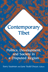 Cover image: Contemporary Tibet 1st edition 9780765613547