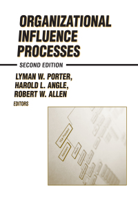 Titelbild: Organizational Influence Processes 2nd edition 9780765611345