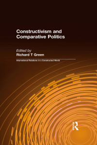 Cover image: Constructivism and Comparative Politics 1st edition 9780765608611