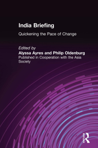 Imagen de portada: India Briefing 3rd edition 9780765608130