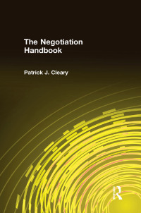 Cover image: The Negotiation Handbook 1st edition 9780367022846