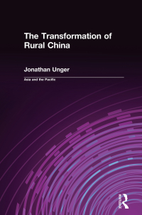 Omslagafbeelding: The Transformation of Rural China 1st edition 9780765605511