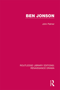 Immagine di copertina: Ben Jonson 1st edition 9781138236462