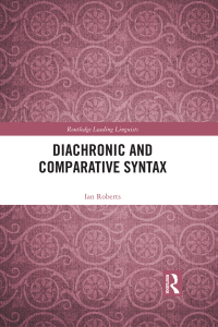 Immagine di copertina: Diachronic and Comparative Syntax 1st edition 9781138233041