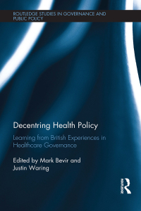 Cover image: Decentring Health Policy 1st edition 9780367885298