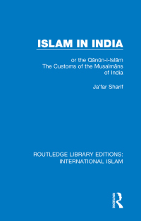 Cover image: Islam in India 1st edition 9781138232518