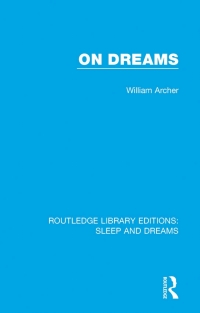 Immagine di copertina: On Dreams 1st edition 9781138232716