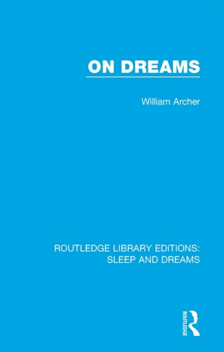 Cover image: On Dreams 1st edition 9781138232716