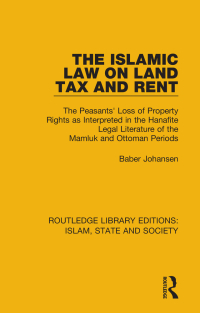 Imagen de portada: The Islamic Law on Land Tax and Rent 1st edition 9781138232389
