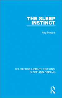 Cover image: The Sleep Instinct 1st edition 9781138232228