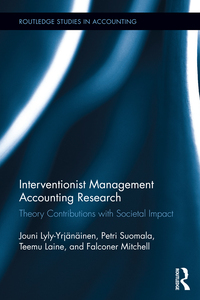 صورة الغلاف: Interventionist Management Accounting Research 1st edition 9781138231047
