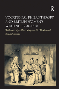 Cover image: Vocational Philanthropy and British Women's Writing, 1790–1810 1st edition 9780754650423