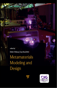 Cover image: Metamaterials Modelling and Design 1st edition 9789814316125