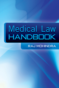 Cover image: Medical Law Handbook 1st edition 9781846190674