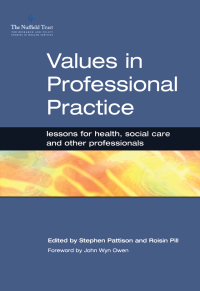 صورة الغلاف: Values in Professional Practice 1st edition 9781857758184