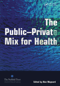 Imagen de portada: The Public Private Mix for Health 1st edition 9781138444089