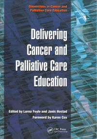 Imagen de portada: Delivering Cancer and Palliative Care Education 1st edition 9781138455313