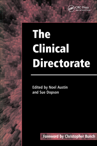 صورة الغلاف: The Clinical Directorate 1st edition 9781857750379