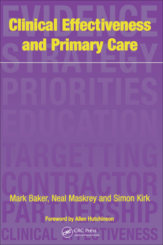 Cover image: Clinical Effectiveness in Primary Care 1st edition 9781857751291