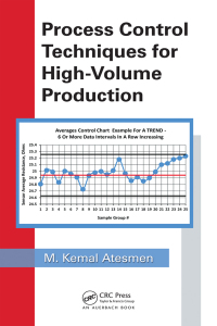 Cover image: Process Control Techniques for High-Volume Production 1st edition 9781498769112