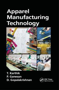Cover image: Apparel Manufacturing Technology 1st edition 9780367736842