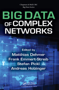 Imagen de portada: Big Data of Complex Networks 1st edition 9780367658434