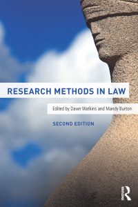 Cover image: Research Methods in Law 2nd edition 9781138230194