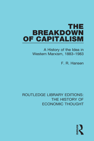 Imagen de portada: The Breakdown of Capitalism 1st edition 9781138229938