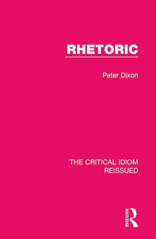 Imagen de portada: Rhetoric 1st edition 9781138229396