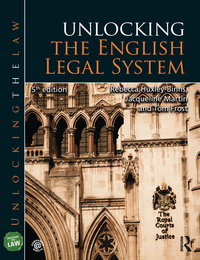 Cover image: Unlocking the English Legal System 5th edition 9781138228412