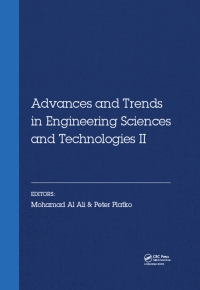 表紙画像: Advances and Trends in Engineering Sciences and Technologies II 1st edition 9780367736590