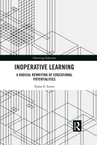 Cover image: Inoperative Learning 1st edition 9780367363260