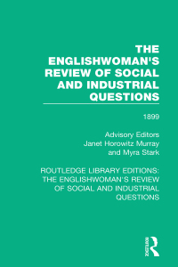 Immagine di copertina: The Englishwoman's Review of Social and Industrial Questions 1st edition 9781138227262