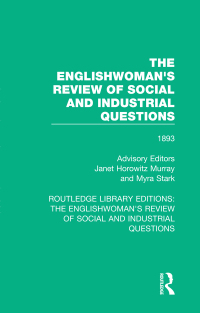 Titelbild: The Englishwoman's Review of Social and Industrial Questions 1st edition 9781138226197