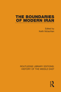 صورة الغلاف: The Boundaries of Modern Iran 1st edition 9781138225480