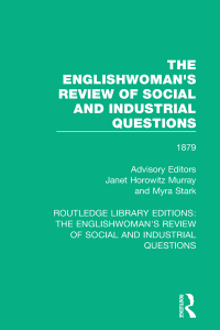 Imagen de portada: The Englishwoman's Review of Social and Industrial Questions 1st edition 9781138223462