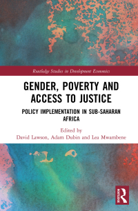 Cover image: Gender, Poverty and Access to Justice 1st edition 9781138222755
