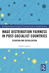 Imagen de portada: Wage Distribution Fairness in Post-Socialist Countries 1st edition 9780367884680