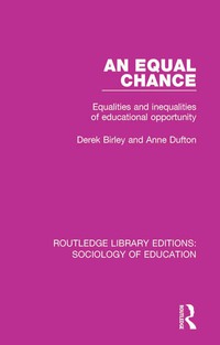 Omslagafbeelding: An Equal Chance 1st edition 9781138222359