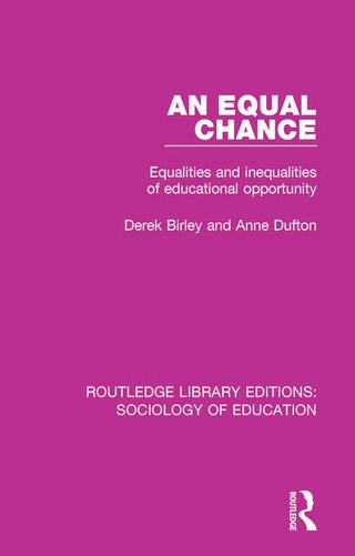 Cover image: An Equal Chance 1st edition 9781138222359