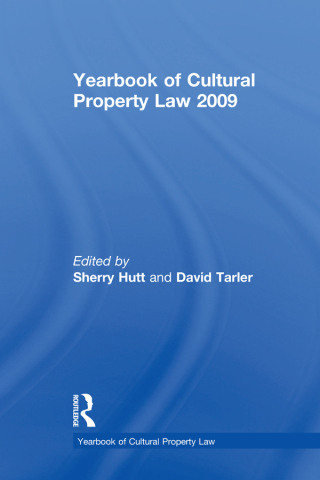 Cover image: Yearbook of Cultural Property Law 2009 1st edition 9781598744194