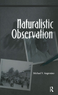 Omslagafbeelding: Naturalistic Observation 1st edition 9781598740592