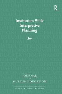 Cover image: Institution Wide Interpretive Planning 1st edition 9781138405097