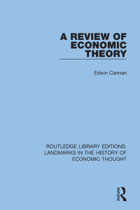 صورة الغلاف: A Review of Economic Theory 1st edition 9781138218161
