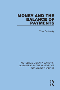 Cover image: Money and the Balance of Payments 1st edition 9781138217966