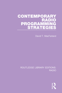 Cover image: Contemporary Radio Programming Strategies 1st edition 9781138215450