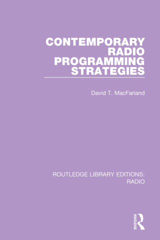 Immagine di copertina: Contemporary Radio Programming Strategies 1st edition 9781138215450