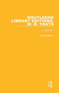 Titelbild: Routledge Library Editions: W. B. Yeats 1st edition 9781032790428